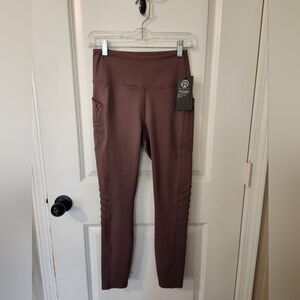 Move theology eggplant moto leggings S NWT